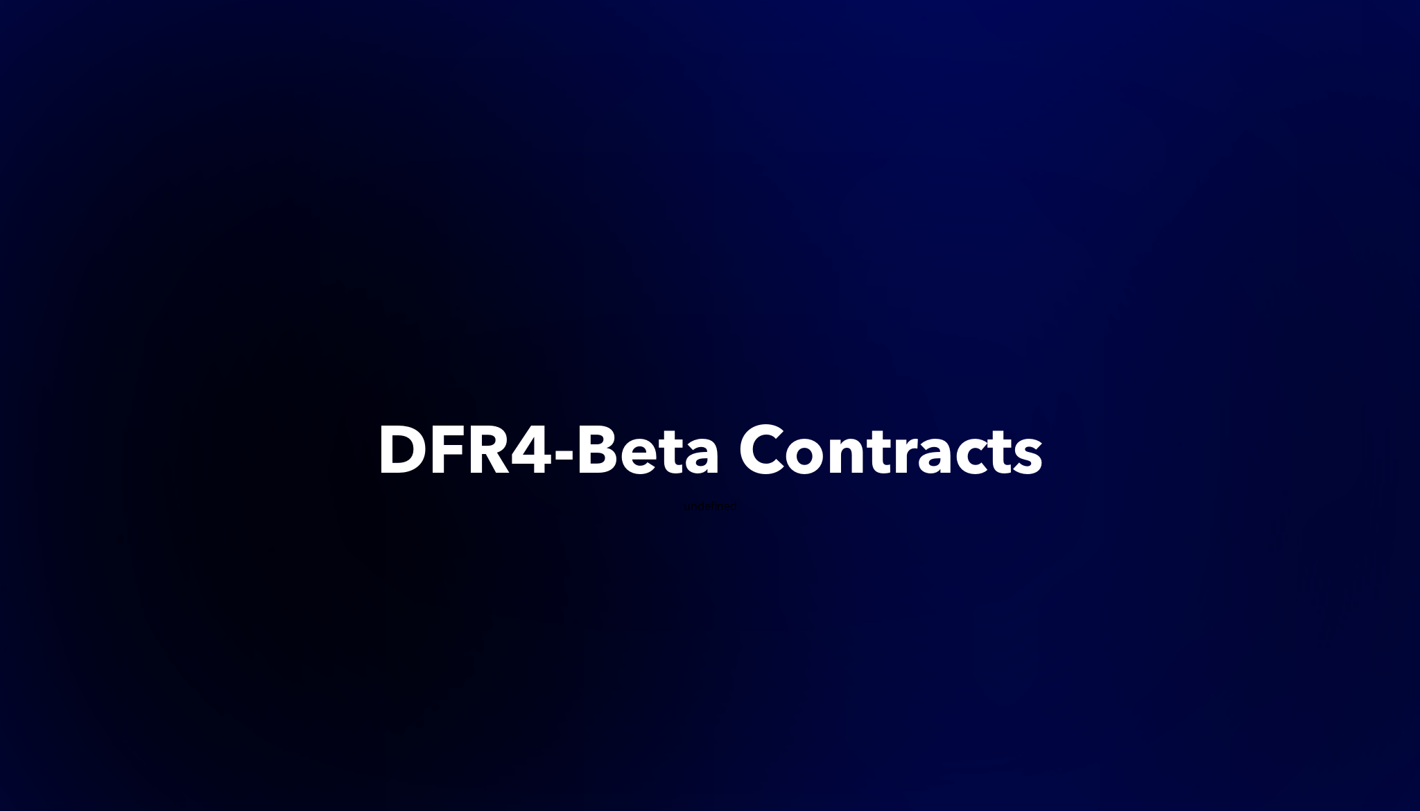 DFR4-Beta Contracts | Dework