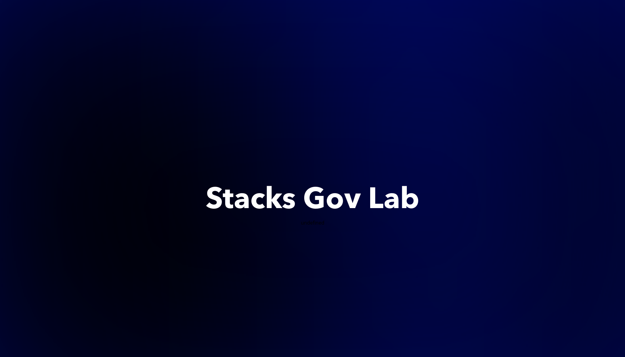 Stacks Gov Lab | Dework